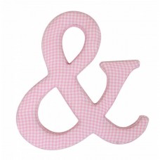 Ampersand Pink Gingham