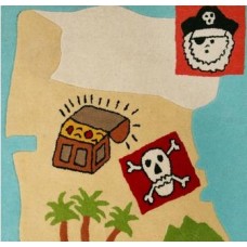 Childrens Pirate Rug Childrens Pirate Rug
