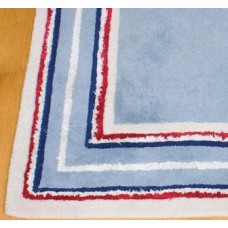 Boys Stripe Boarder Rug