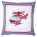 Aeroplanes Childrens Cushion - Helicopter Aeroplanes Childrens Cushion - Helicopter