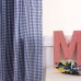 Navy Gingham Childrens Curtains