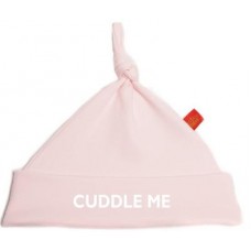 Pink Cuddle Me Pixie Hat With White Print
