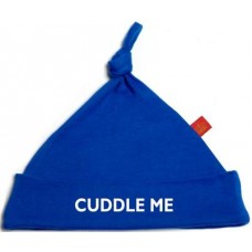 Blue Cuddle Me Pixie Hat With White Print