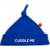 Blue Cuddle Me Pixie Hat With White Print