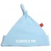 Baby Blue Cuddle Me Pixie Hat With White Print