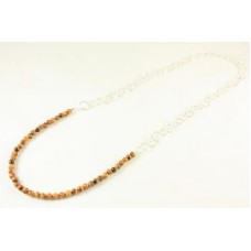 Afiok Beaded Tiger Eye Short Necklace