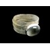 Green Quartz Gold Coil Ring