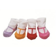 Organic Cotton T- Strap Mary Janes Baby Socks