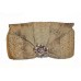 Green Batik Butterfly Clutch Bag With Brooch