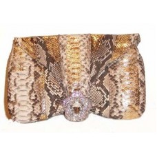 Natural Gold Butterfly Clutch Bag With Brooch