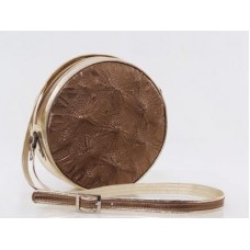 Futuristic Wholes Bag In Gold And Antique