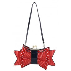Aphrodite Clutch Bag In Red And White