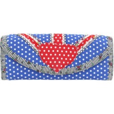 Patty Long Purse In Blue And Red