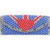 Patty Long Purse In Blue And Red