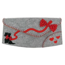 Scottie Clutch Bag In Grey