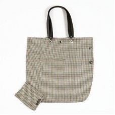 Suit Bag And Matching Cuff Purse In Light Brown