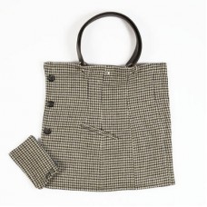 Suit Bag And Matching Cuff Purse In Grey