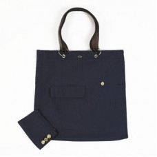Suit Bag And Matching Cuff Purse In Blue