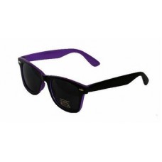 Purple And Black Retro Style Sunglasses