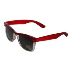 Red Retro Wayfarer Style Sunglasses