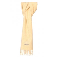 Plain Merino Wool Ochre Scarf