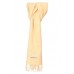 Plain Merino Wool Ochre Scarf