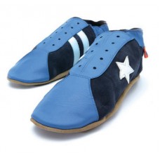 Retro Trainer Slipper In Blue
