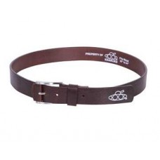 Chocolate Brown Casual Leather Belt