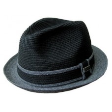 Pinch Fronted Centre Dent Trilby, Vernon Black