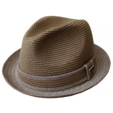 Pinch Fronted Centre Dent Trilby, Vernon Taupe