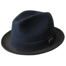 Braided Trilby Light Weight Hat, Lorence Navy