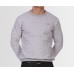 Grey Marl Cropped Quilted Sweatshirt