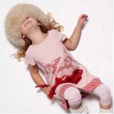 Butterfly Print Dress In Powder Pink Butterfly Print Dress In Powder Pink