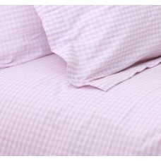 Lilac Gingham Duvet Set