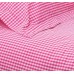 Hot Pink Gingham Housewife Pillowcase