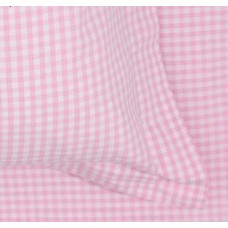 Pink Gingham Duvet Set