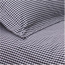 Black Gingham Duvet Set