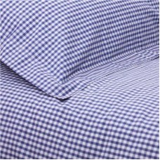 Navy Gingham Duvet Set