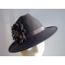 Dark Grey Wool Felt Trilby