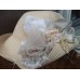 Cream With Assorted Beige And Vintage Lace Hat
