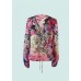 Dusty Embellished Printed Floaty Top Dusty Embellished Printed Floaty Top