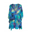 Patty Blurred Print Embellished Designer Kaftan