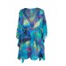 Patty Blurred Print Embellished Designer Kaftan