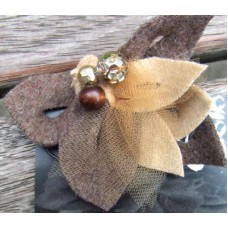 Multi Brown Leafy Corsage Multi Brown Leafy Corsage