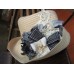 Cream With Black-grey Check Hat