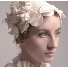 Cream Bow Beanie