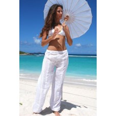 Mini Puffball White Trousers