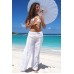 Mini Puffball White Trousers