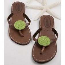 Disc Lime Sandals