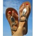 Palomo Gold On Natural Sandal